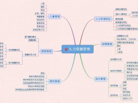 人力资源《人力资源管理》思维导图