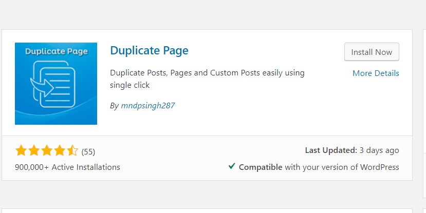 duplicate page plugin wordpress